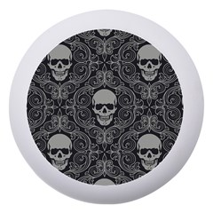 Dark Horror Skulls Pattern Dento Box With Mirror by Ket1n9