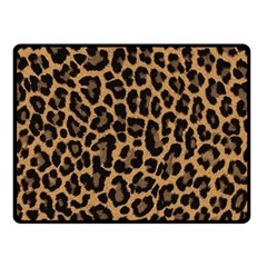 Tiger Skin Art Pattern Fleece Blanket (small) by Ket1n9