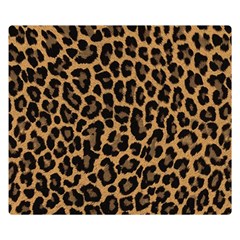 Tiger Skin Art Pattern Two Sides Premium Plush Fleece Blanket (small) by Ket1n9