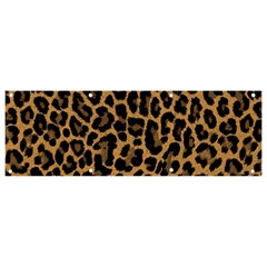 Tiger Skin Art Pattern Banner And Sign 9  X 3  by Ket1n9