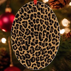 Tiger Skin Art Pattern Uv Print Acrylic Ornament Oval by Ket1n9