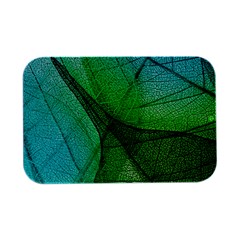 Sunlight Filtering Through Transparent Leaves Green Blue Open Lid Metal Box (silver)   by Ket1n9