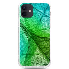 Sunlight Filtering Through Transparent Leaves Green Blue Iphone 12/12 Pro Tpu Uv Print Case by Ket1n9