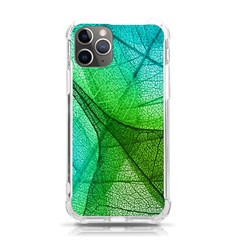 Sunlight Filtering Through Transparent Leaves Green Blue Iphone 11 Pro 5 8 Inch Tpu Uv Print Case by Ket1n9