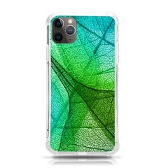 Sunlight Filtering Through Transparent Leaves Green Blue Iphone 11 Pro Max 6 5 Inch Tpu Uv Print Case by Ket1n9