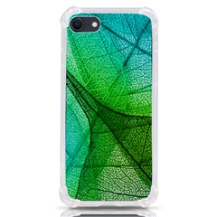 Sunlight Filtering Through Transparent Leaves Green Blue Iphone Se by Ket1n9