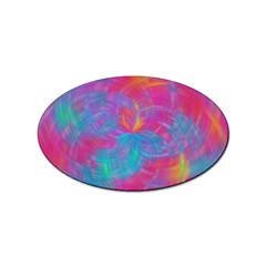 Abstract Fantastic Ractal Gradient Sticker Oval (100 Pack) by Ket1n9