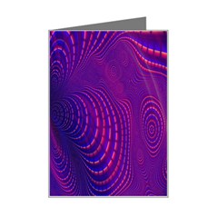 Abstract Fantastic Fractal Gradient Mini Greeting Card by Ket1n9