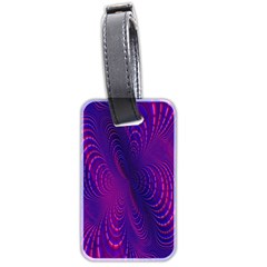 Abstract Fantastic Fractal Gradient Luggage Tag (two Sides) by Ket1n9