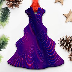 Abstract Fantastic Fractal Gradient Christmas Tree Ornament (two Sides) by Ket1n9