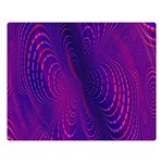 Abstract Fantastic Fractal Gradient Two Sides Premium Plush Fleece Blanket (Large) Blanket Back