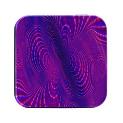 Abstract Fantastic Fractal Gradient Square Metal Box (black) by Ket1n9