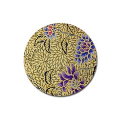 Traditional Art Batik Pattern Magnet 3  (round) by Ket1n9