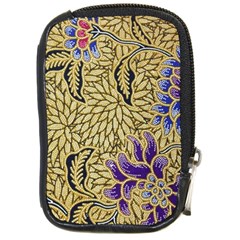 Traditional Art Batik Pattern Compact Camera Leather Case by Ket1n9