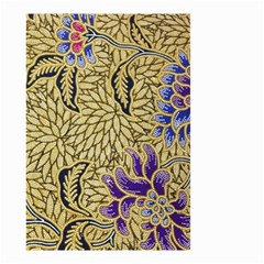 Traditional Art Batik Pattern Small Garden Flag (two Sides) by Ket1n9