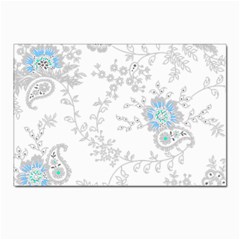 Traditional Art Batik Flower Pattern Postcards 5  X 7  (pkg Of 10) by Ket1n9