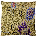 Traditional Art Batik Pattern Standard Premium Plush Fleece Cushion Case (Two Sides) Front