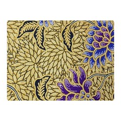 Traditional Art Batik Pattern Two Sides Premium Plush Fleece Blanket (mini) by Ket1n9