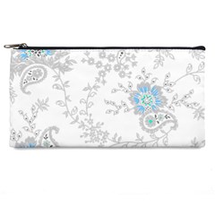 Traditional Art Batik Flower Pattern Pencil Case by Ket1n9