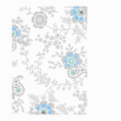 Traditional Art Batik Flower Pattern Small Garden Flag (two Sides) by Ket1n9