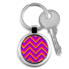 Chevron Key Chain (round) by Ket1n9