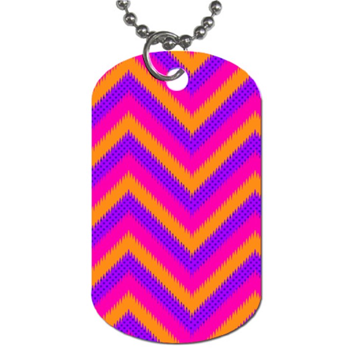 Chevron Dog Tag (Two Sides)