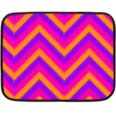 Chevron Two Sides Fleece Blanket (mini) by Ket1n9