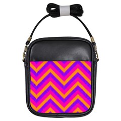 Chevron Girls Sling Bag by Ket1n9