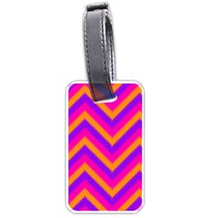 Chevron Luggage Tag (one Side) by Ket1n9