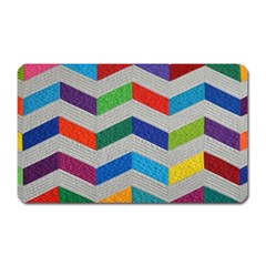 Charming Chevrons Quilt Magnet (rectangular) by Ket1n9