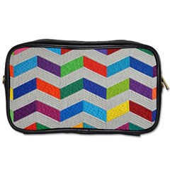 Charming Chevrons Quilt Toiletries Bag (one Side)