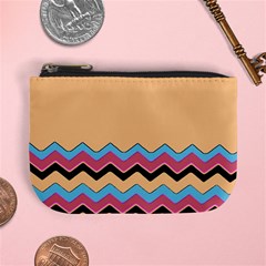 Chevrons Patterns Colorful Stripes Mini Coin Purse by Ket1n9