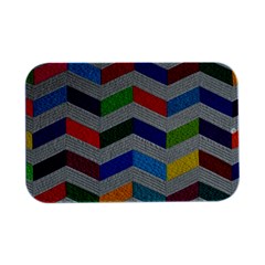 Charming Chevrons Quilt Open Lid Metal Box (silver)  