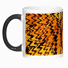 Yellow Chevron Zigzag Pattern Morph Mug by Ket1n9