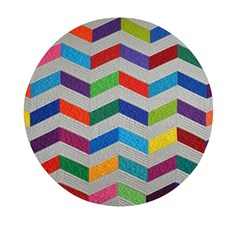 Charming Chevrons Quilt Mini Round Pill Box (pack Of 3) by Ket1n9