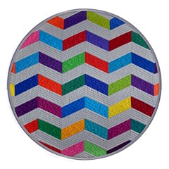 Charming Chevrons Quilt Wireless Fast Charger(white) by Ket1n9