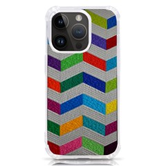 Charming Chevrons Quilt Iphone 14 Pro Tpu Uv Print Case by Ket1n9