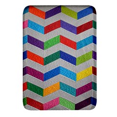 Charming Chevrons Quilt Rectangular Glass Fridge Magnet (4 Pack) by Ket1n9