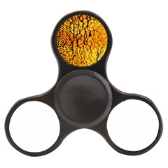 Yellow Chevron Zigzag Pattern Finger Spinner by Ket1n9