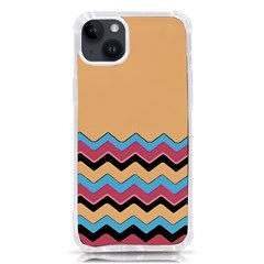 Chevrons Patterns Colorful Stripes Iphone 14 Plus Tpu Uv Print Case by Ket1n9