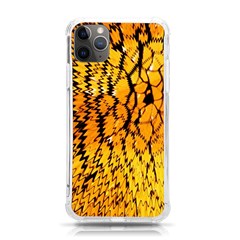 Yellow Chevron Zigzag Pattern Iphone 11 Pro Max 6 5 Inch Tpu Uv Print Case by Ket1n9