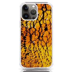 Yellow Chevron Zigzag Pattern Iphone 13 Pro Max Tpu Uv Print Case by Ket1n9