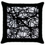 Neurons Brain Cells Brain Structure Throw Pillow Case (Black) Front