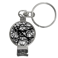 Neurons Brain Cells Brain Structure Nail Clippers Key Chain by Ket1n9