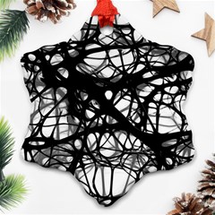 Neurons Brain Cells Brain Structure Ornament (snowflake) by Ket1n9