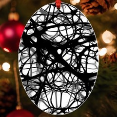 Neurons Brain Cells Brain Structure Uv Print Acrylic Ornament Oval by Ket1n9