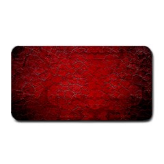 Red Grunge Texture Black Gradient Medium Bar Mat by Ket1n9