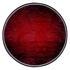 Red Grunge Texture Black Gradient Wireless Fast Charger(black) by Ket1n9