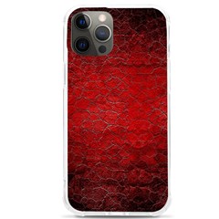 Red Grunge Texture Black Gradient Iphone 12 Pro Max Tpu Uv Print Case by Ket1n9