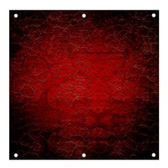 Red Grunge Texture Black Gradient Banner And Sign 4  X 4  by Ket1n9